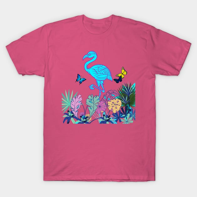 Flamingo Paradiso T-Shirt by Oceana Studios